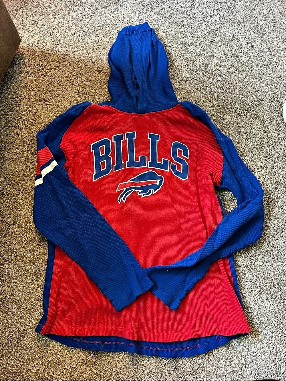 NFL Buffalo Bills NFL jersey Boys Large (14/16) Blue & Red Jersey